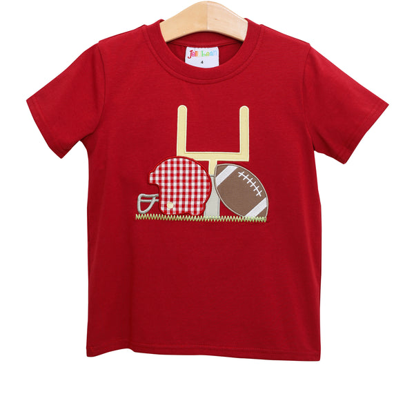 Touch Down Tee- Crimson