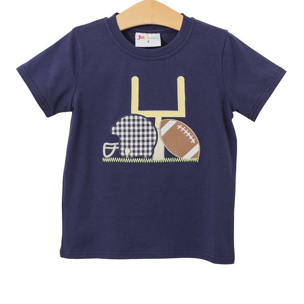 Touch Down Tee- Navy