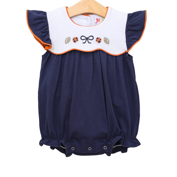 Team Spirit Scallop Bubble- Navy/Orange