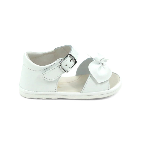 Jolie Bow Sandal- White