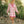 Pink & White Striped Half-Zip Knit Dress