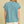 Round Neck French Terry Short Set- Dusty Blue