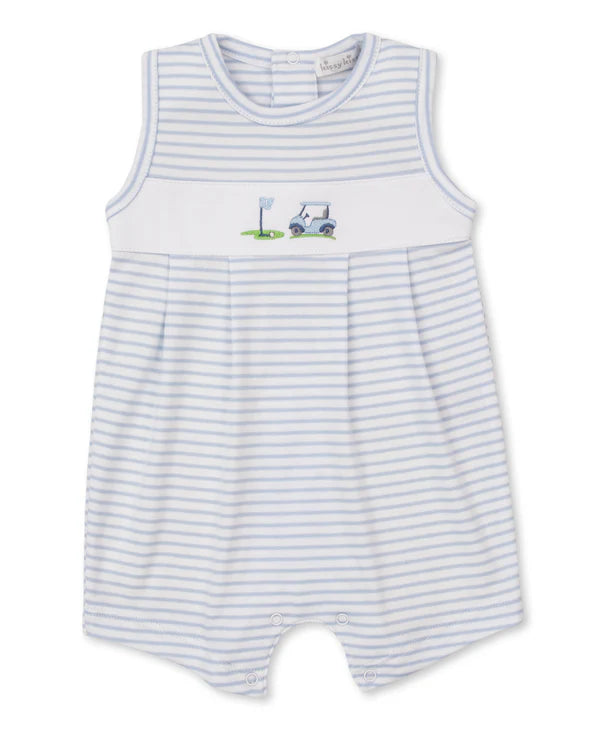 Fairway Foursome Sleeveless Stripe Playsuit