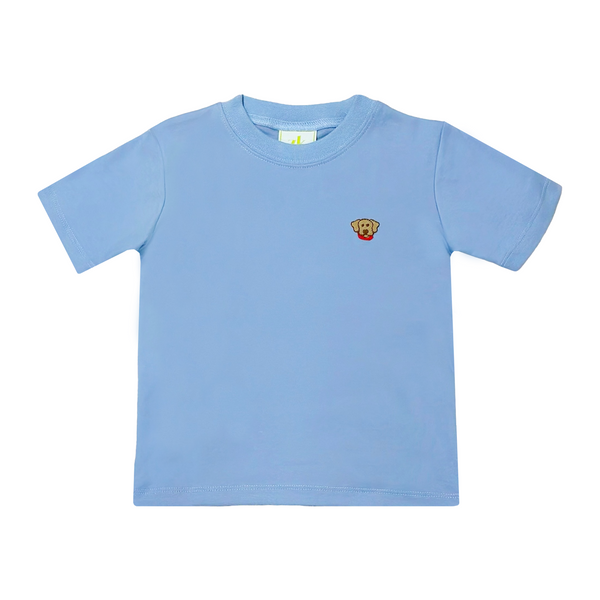 Labrador Harry's Knit Play Tee- Cloud