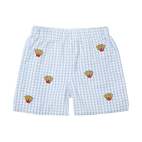 Labrador Leo Short Lt. Blue Check