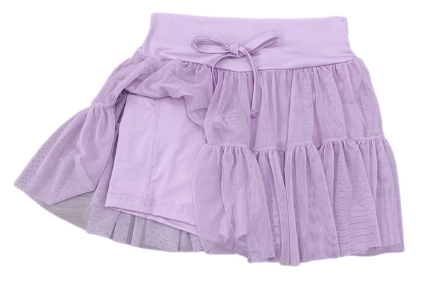 Lavender Tiered Skort