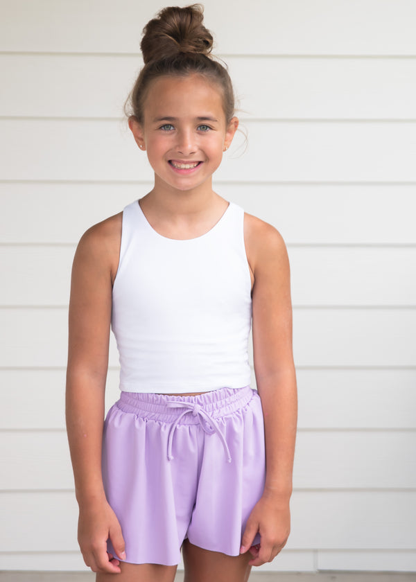 Lavender Butterfly Shorts