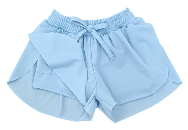 Light Blue Butterfly Shorts