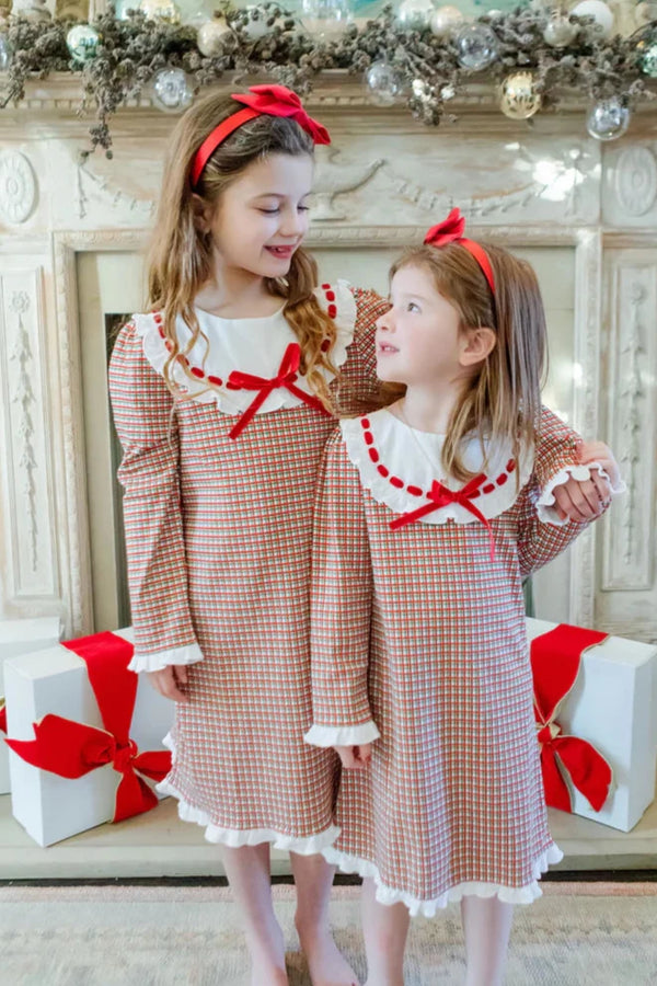 Emersyn Dress- Holiday Plaid