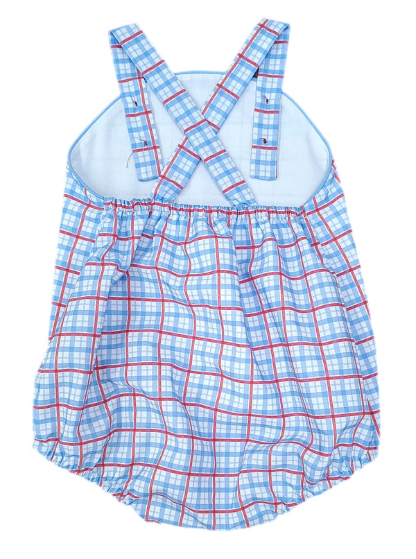 Patriotic Plaid Louie Bubble