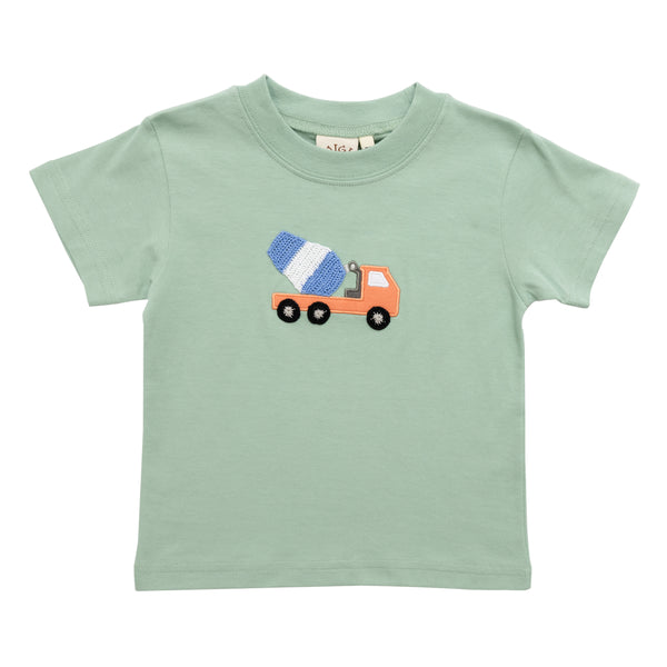 Crochet Cement Truck Shirt