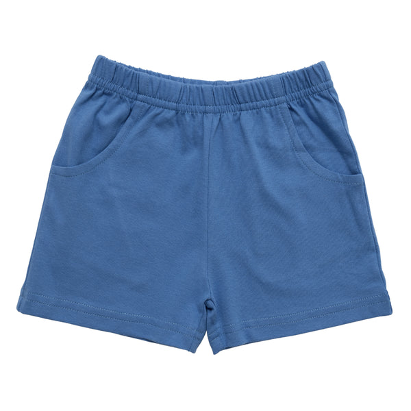 Dark Chambray Jersey Shorts