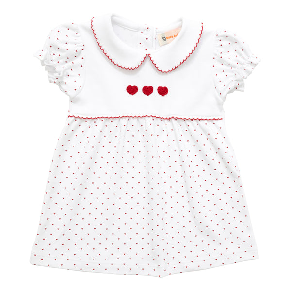 Trio Crochet Hearts Peter Pan Dress