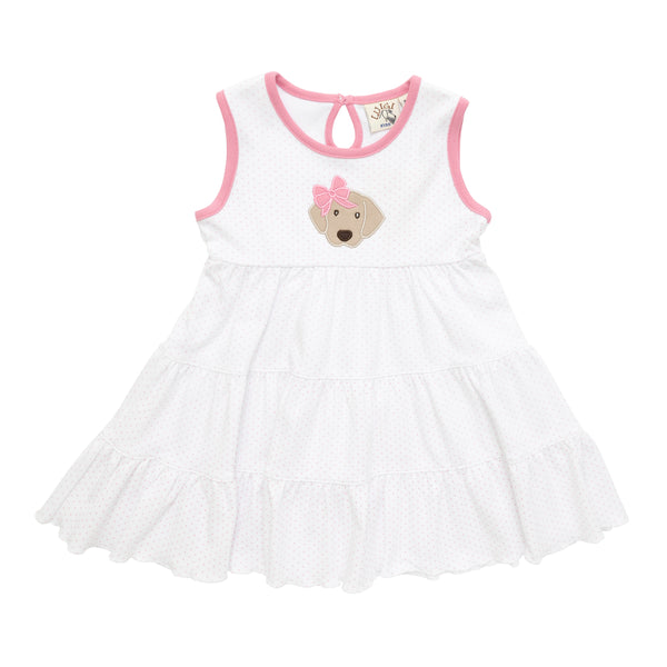 Puppy Face Tiered Dress