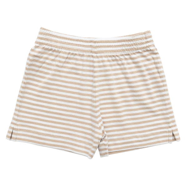 Sand Stripe Jersey Shorts