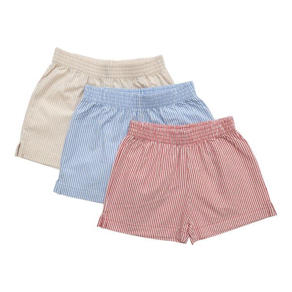 Sand Stripe Seersucker Shorts