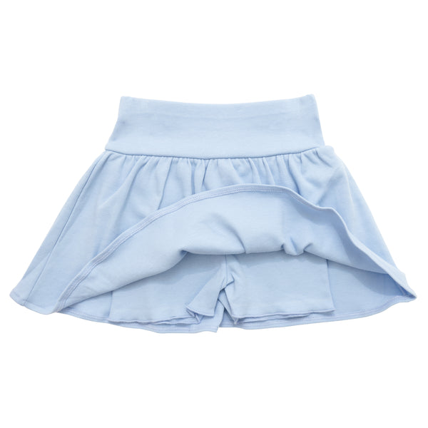 Interlock Skort- Sky Blue