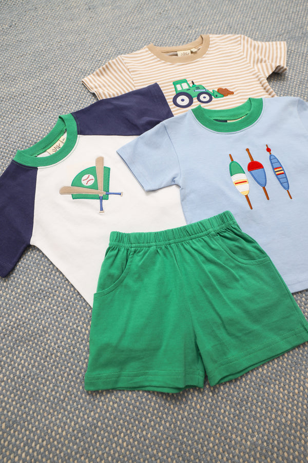 Green Jersey Shorts