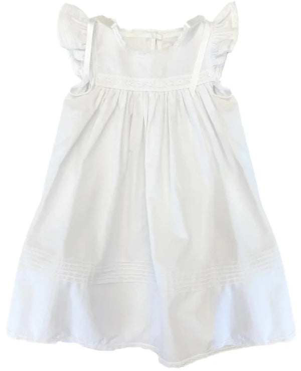 Piper Lace Dress- White