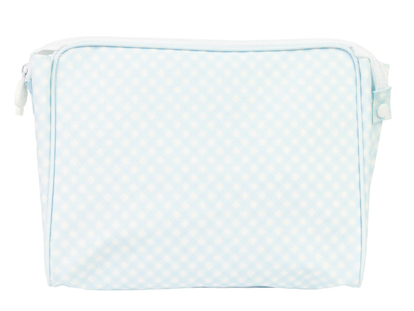 Blue Gingham Go Bag- Small