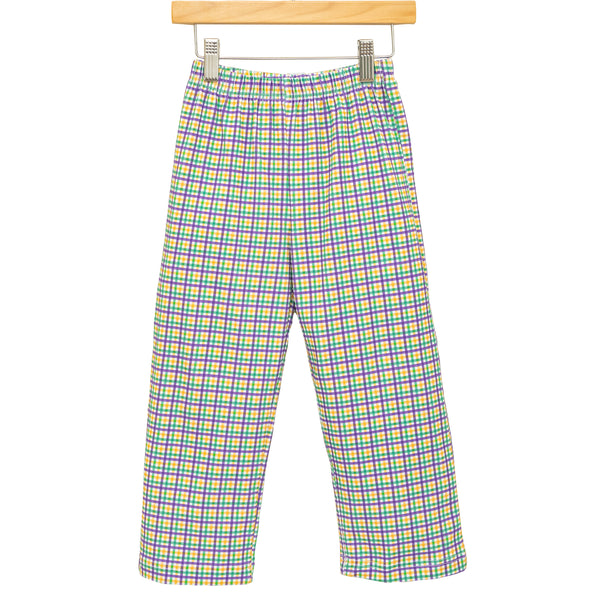 Mardi Gras Plaid Pants