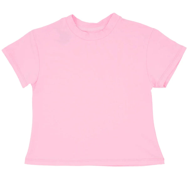 Boxy T- Solid Pink