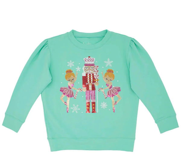 Holly Sweatshirt- Sequin NutCracker Ballerinas