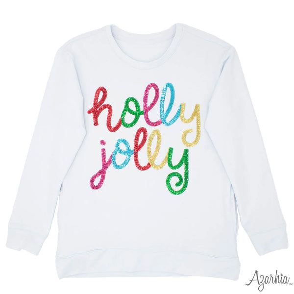 Tunic Pocket French Terry- Holly Jolly Sequin