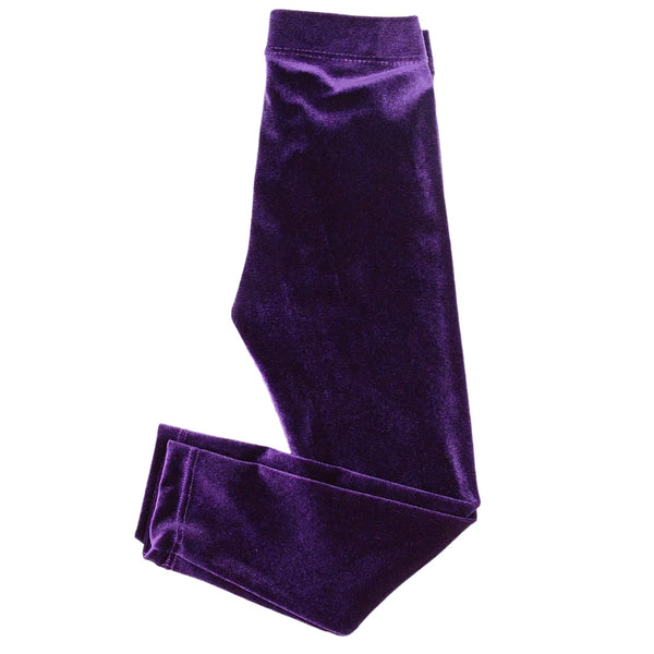 Velvet Leggings- Purple