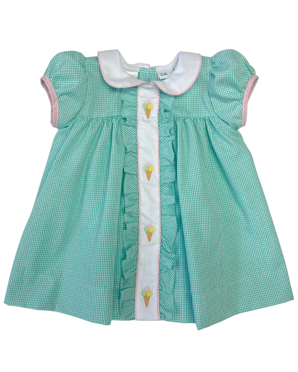 Ice Cream Ruffle Dress