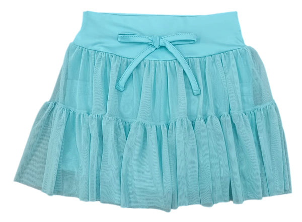 Mint Tiered Skort