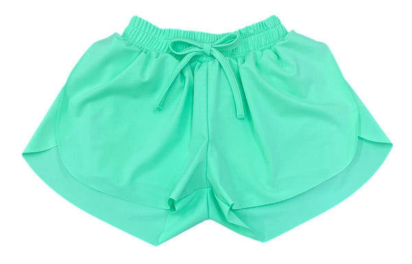 Mint Butterfly Shorts