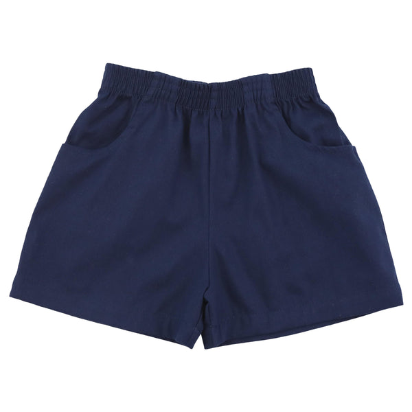 Dark Navy Twill Shorts