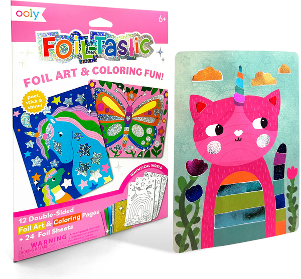 Foil-tastic Foil Art & Coloring Set - Whimsical World