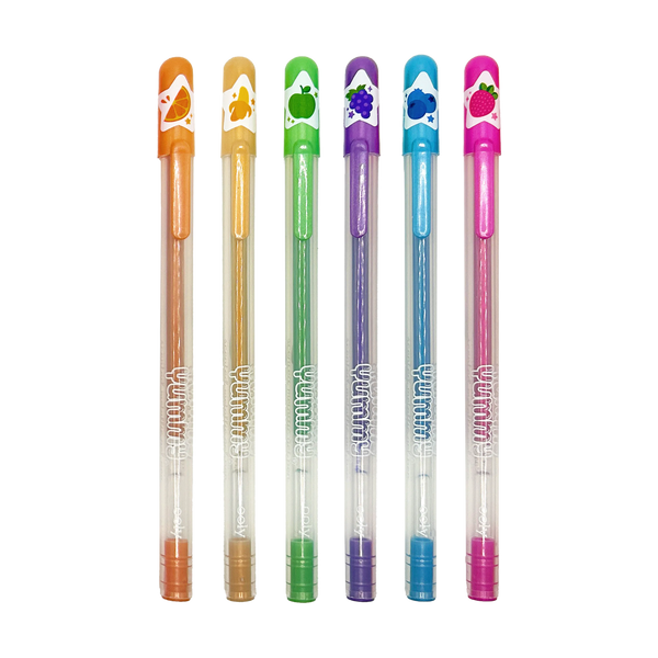 Yummy Yummy Scented Gel Pens - Metallic - Set of 6