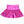 Slick Metallic Gathered Skort- Hot Pink