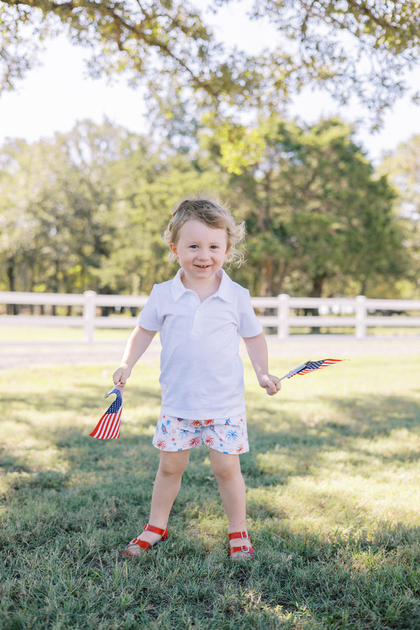 Patriotic Boy Short