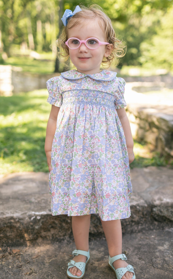 Caroline Day Dress- Cheekwood Floral