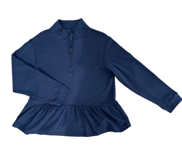 1/4 Zip Pullover - Navy