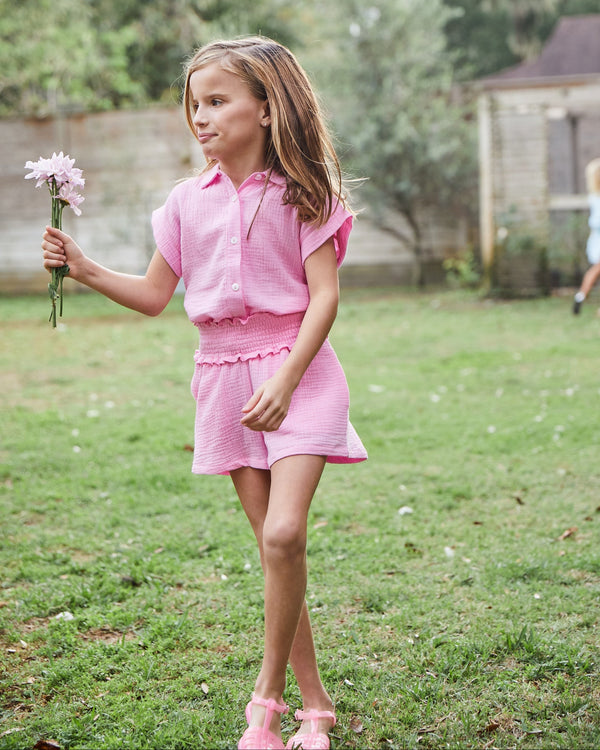 Sadie Shorts- Party Pink