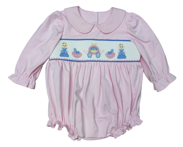 Princess Smocked L/S Bubble