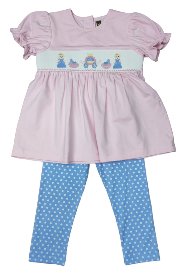 Princess Smocked Legging Set