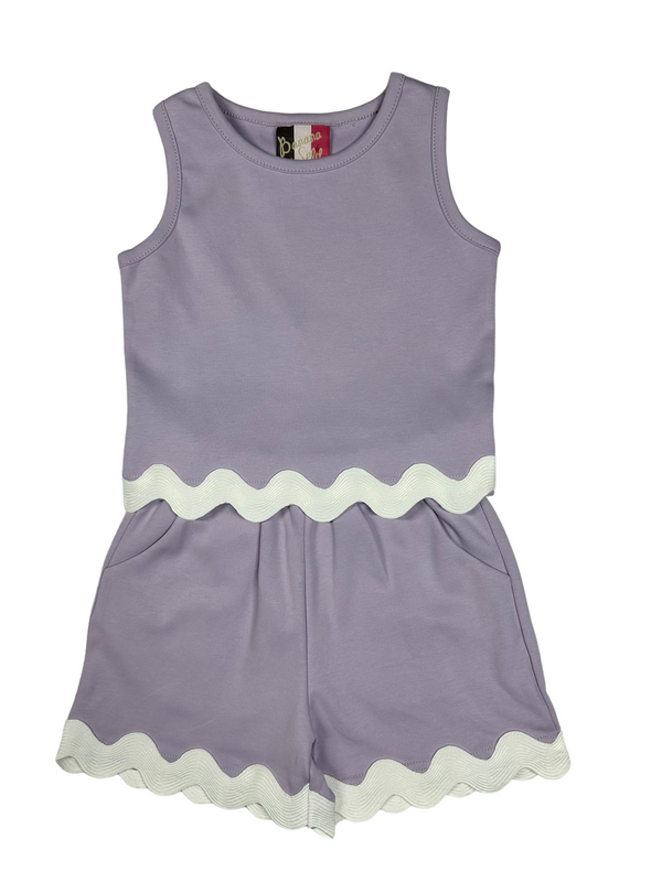 Abigail Short Set- Lavender