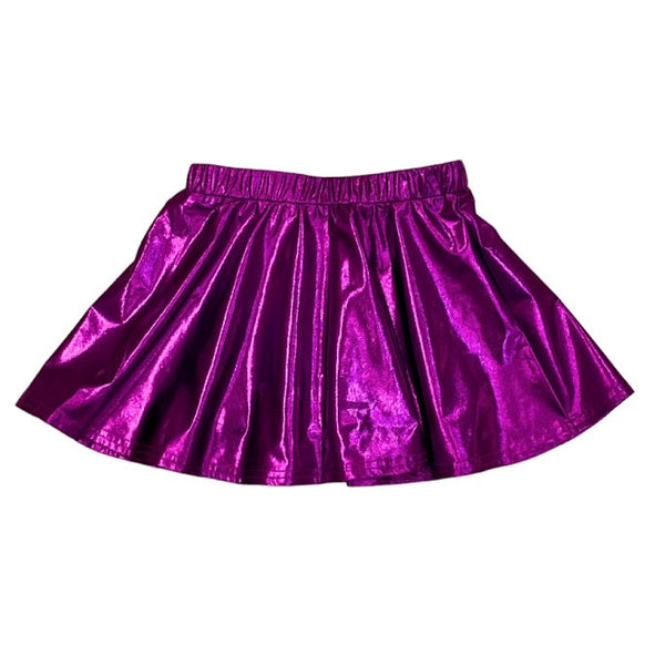 Metallic Purple Skirt