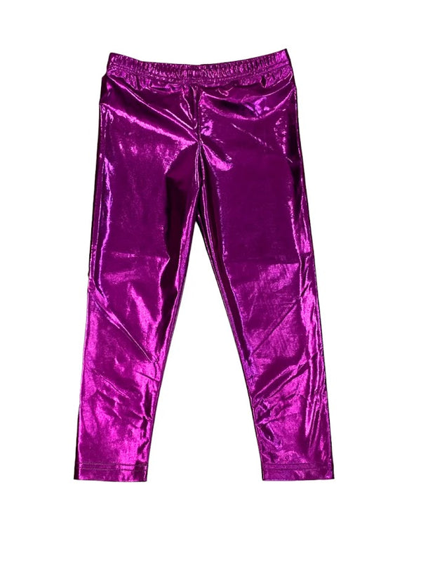 Metallic Purple Legging