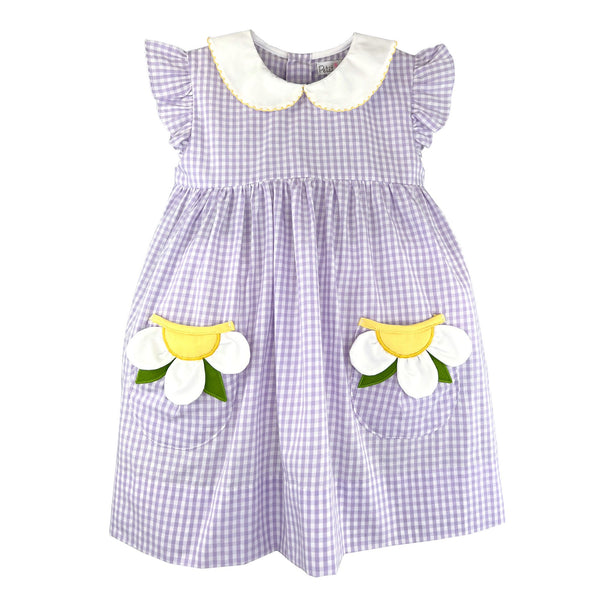 Sunflower Pocket Ruffle Dress