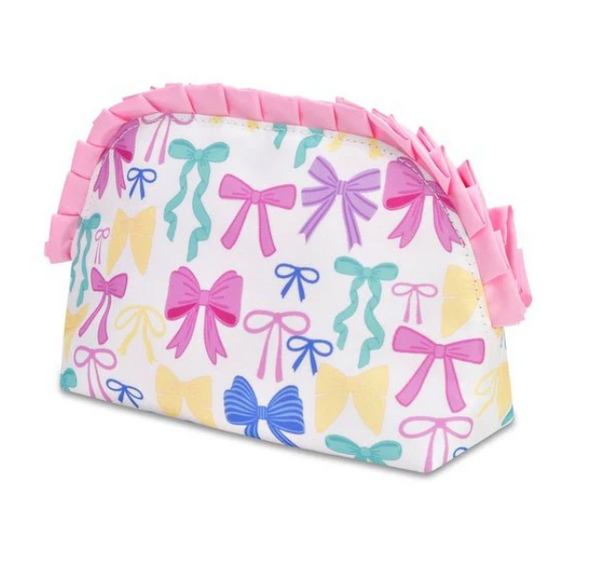 Pretty Bows Oval Cosmetic Bag