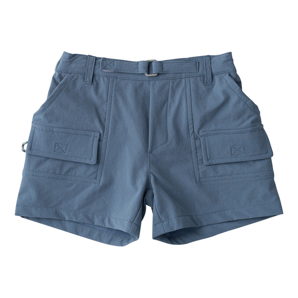 Boy's Inshore Performance Short- Bluefin