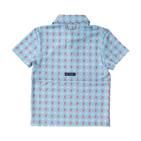 Pro Performance Polo- Crab & Lobster Print