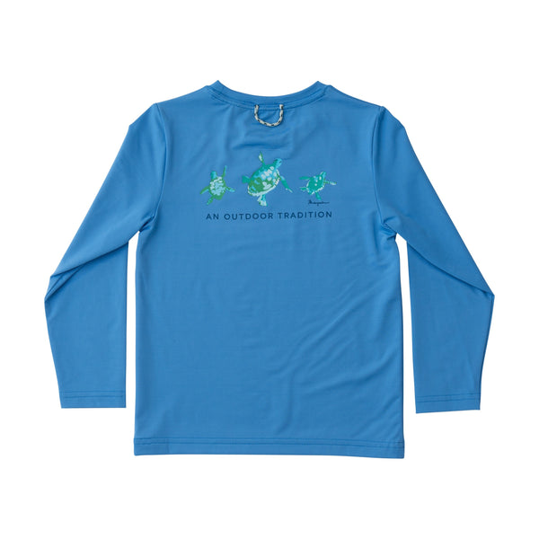 Pro Performance Fishing T-shirt- Marina Blue